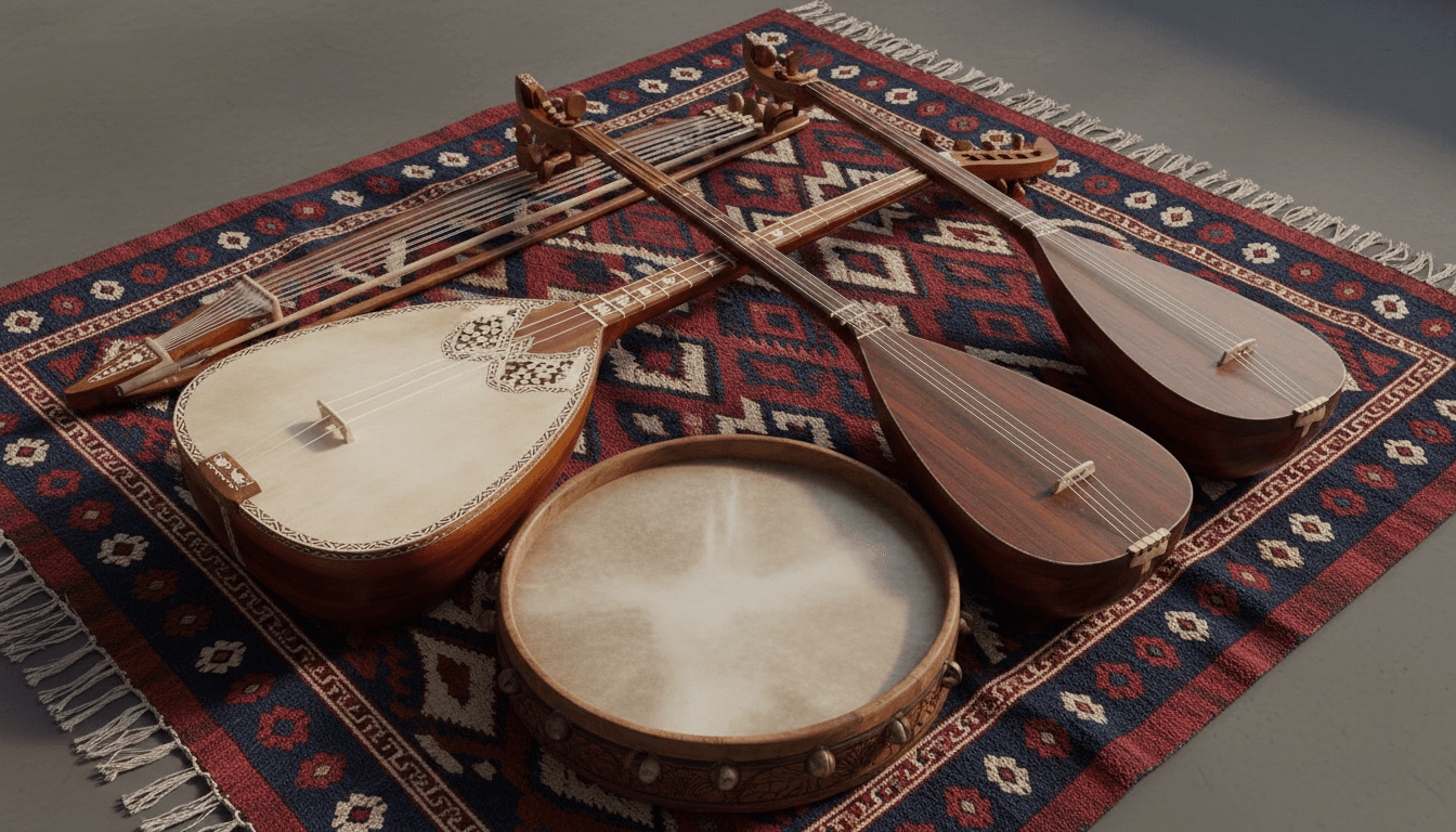 Uyghur Musical Instruments: Rawap, Dutar, Dap and Satar