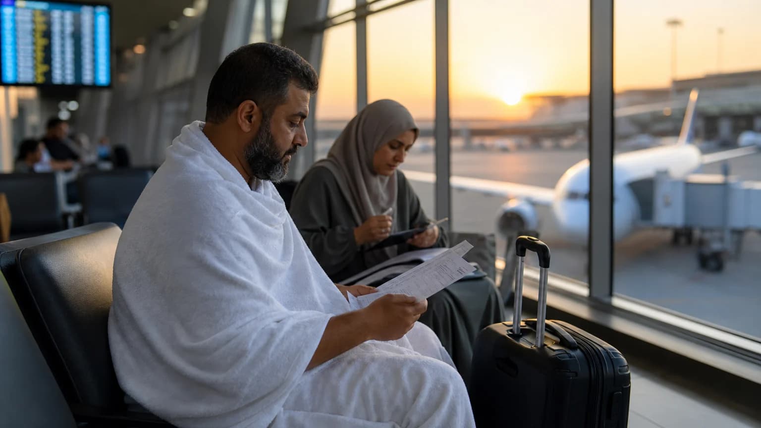 Miqat for Umrah by Air: When to Put On Ihram and Make Intention