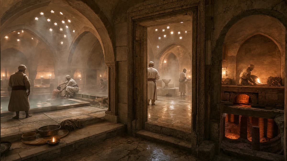 How a Hammam Works: Cold, Warm and Hot Rooms