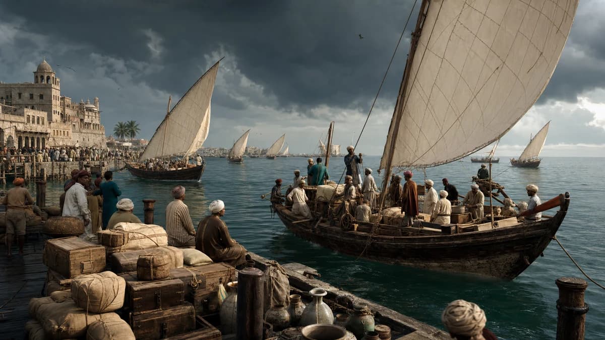 Moesson Navigatie: Het Seizoensklokv van de Oceaan