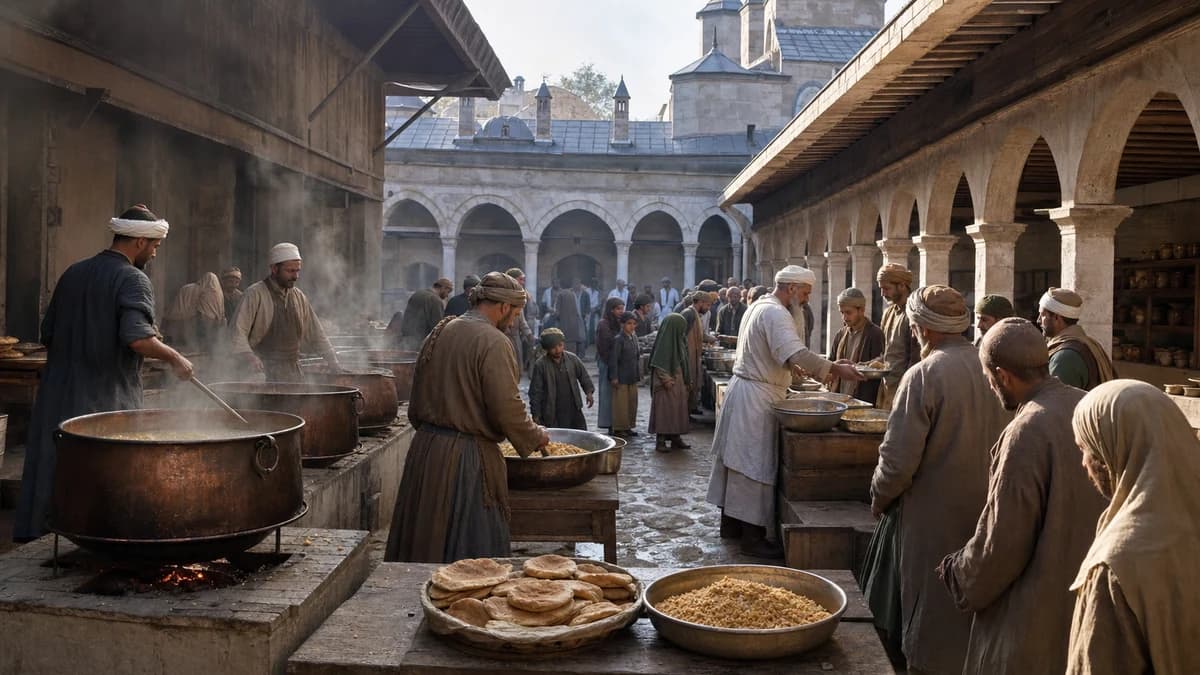 Ottoman Imaret: How Endowed Kitchens Distributed Food