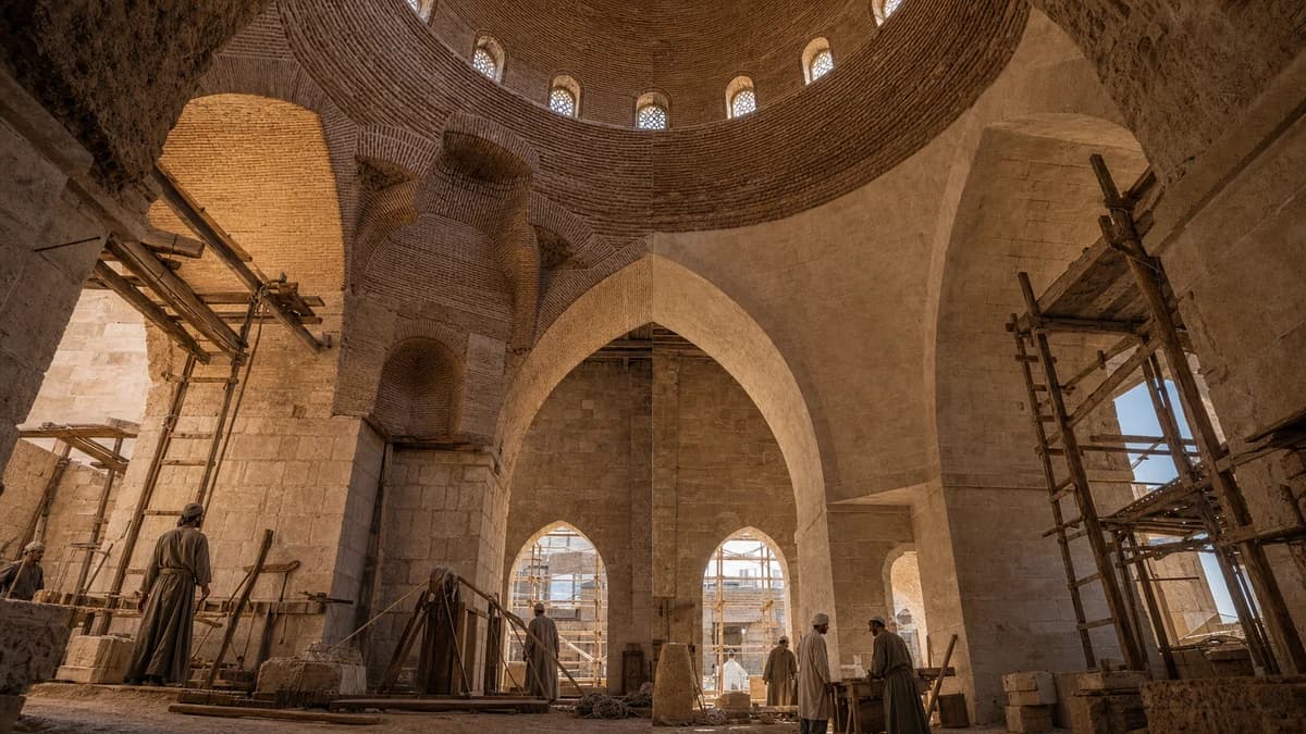 Squinch vs Pendentive: How Domes Rise Over Square Rooms