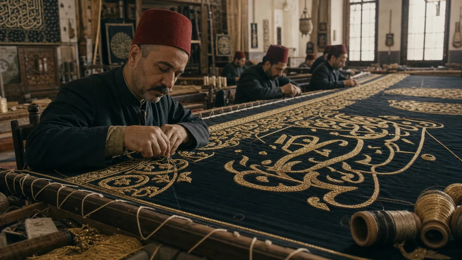 Kiswah: Výroba textílií pre svätyňu Kaaba