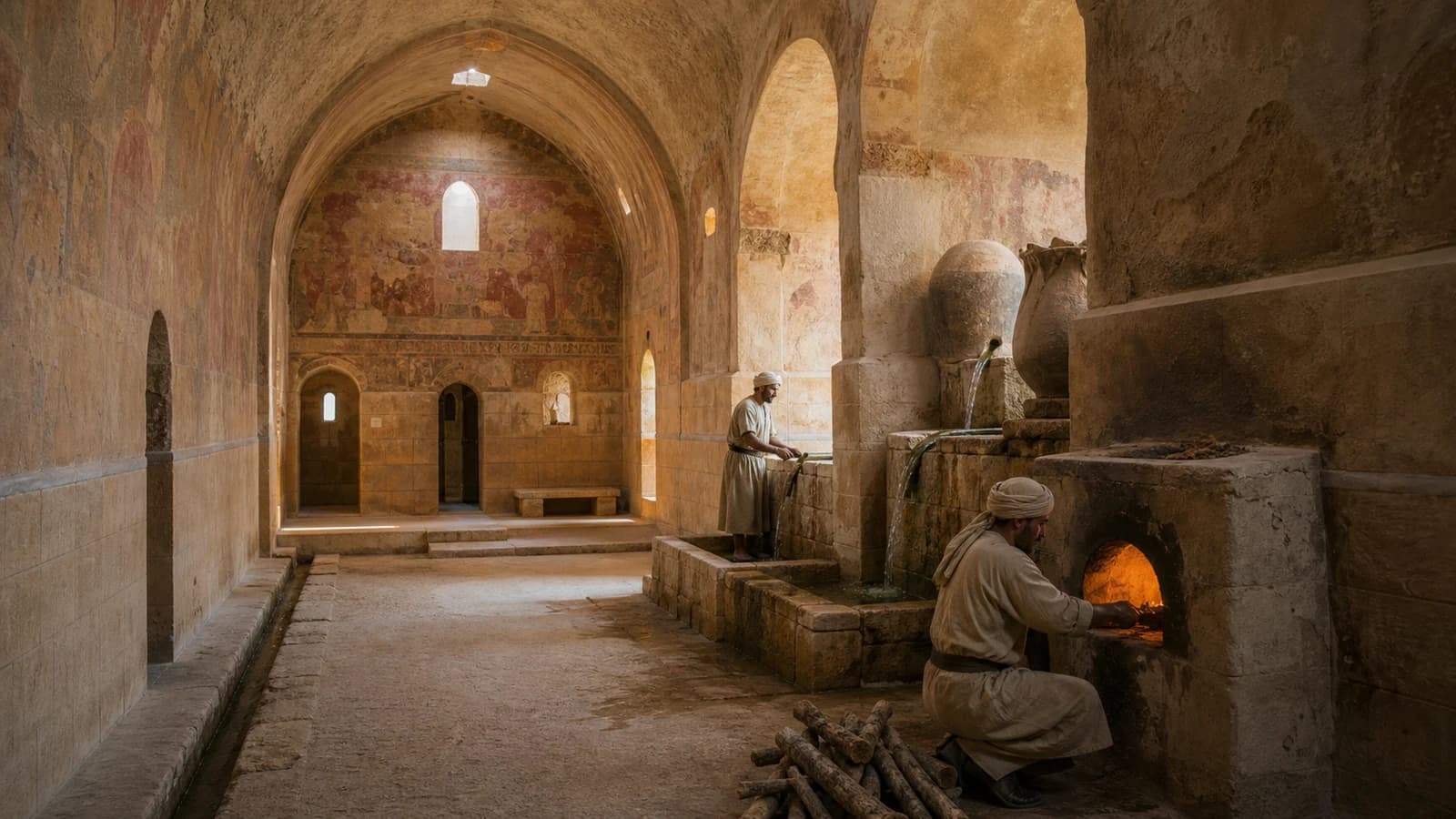 Qusayr Amra: Frescoes Inside an Umayyad Bathhouse