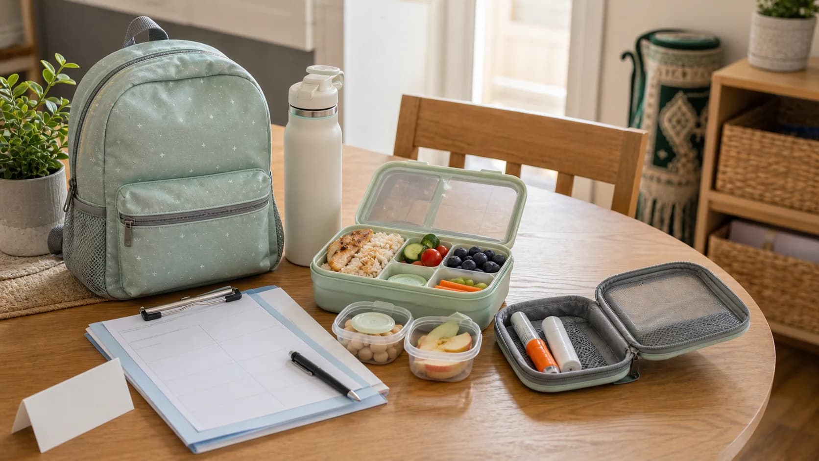 Muslim School Food Allergy Checklist for Halal Lunch and Medication
