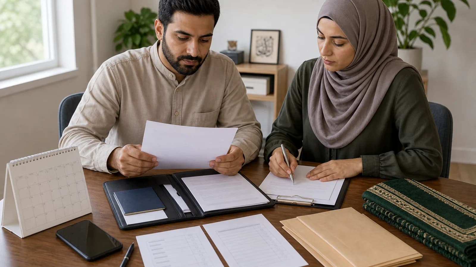 Muslim Immigration Appointment Checklist for USCIS Documents and Prayer