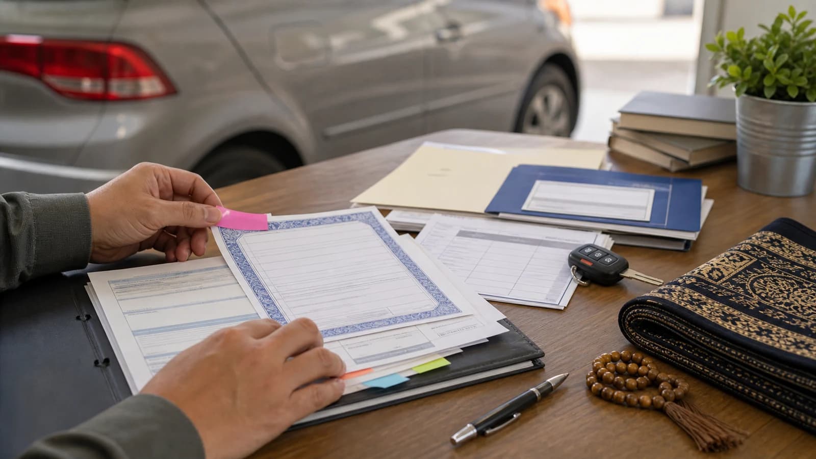 Muslim Vehicle Title Transfer and Registration Checklist for DMV Insurance and Prayer