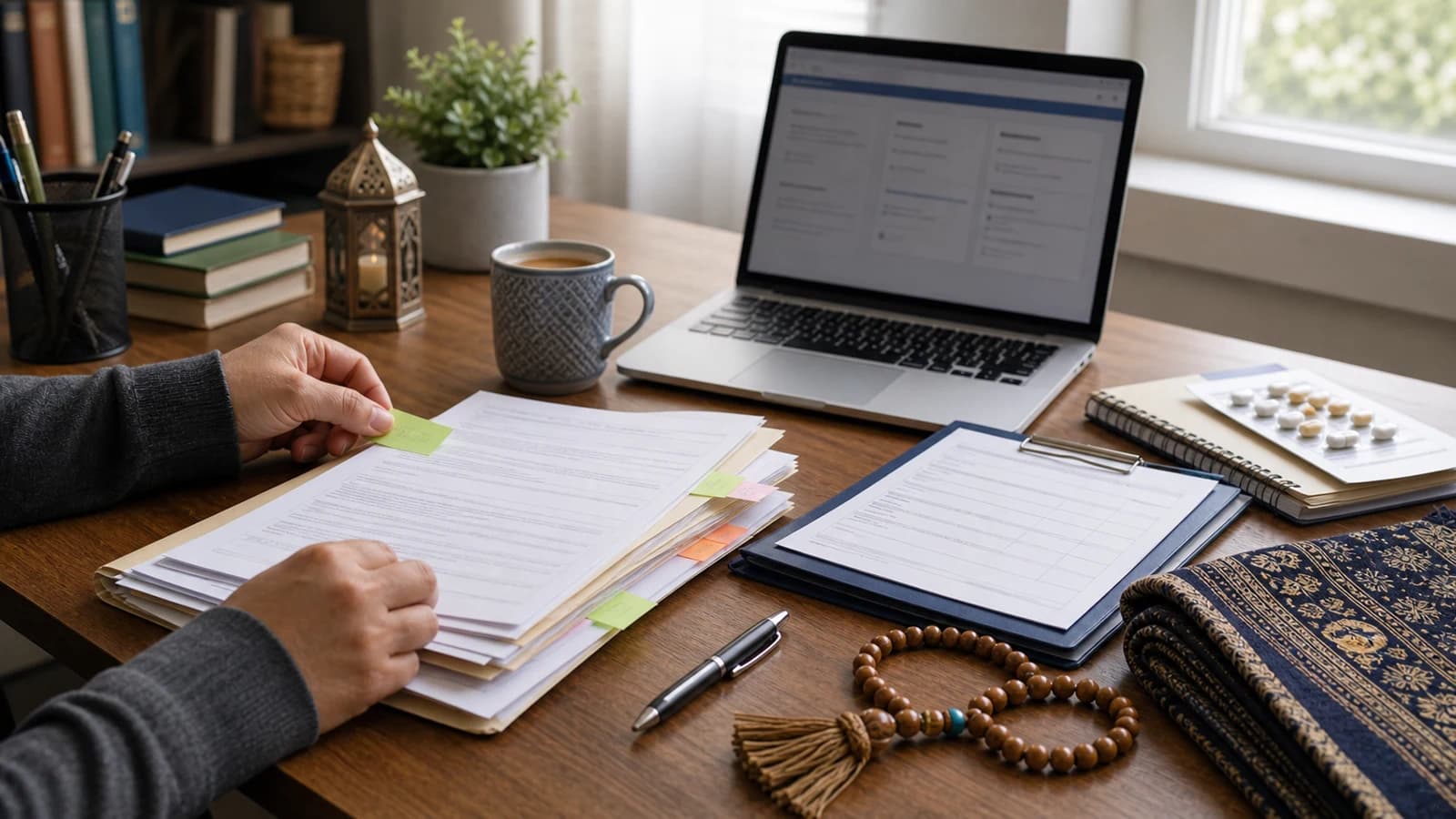 Muslim Disability Benefits Application Checklist for SSA VA Medical Records and Prayer