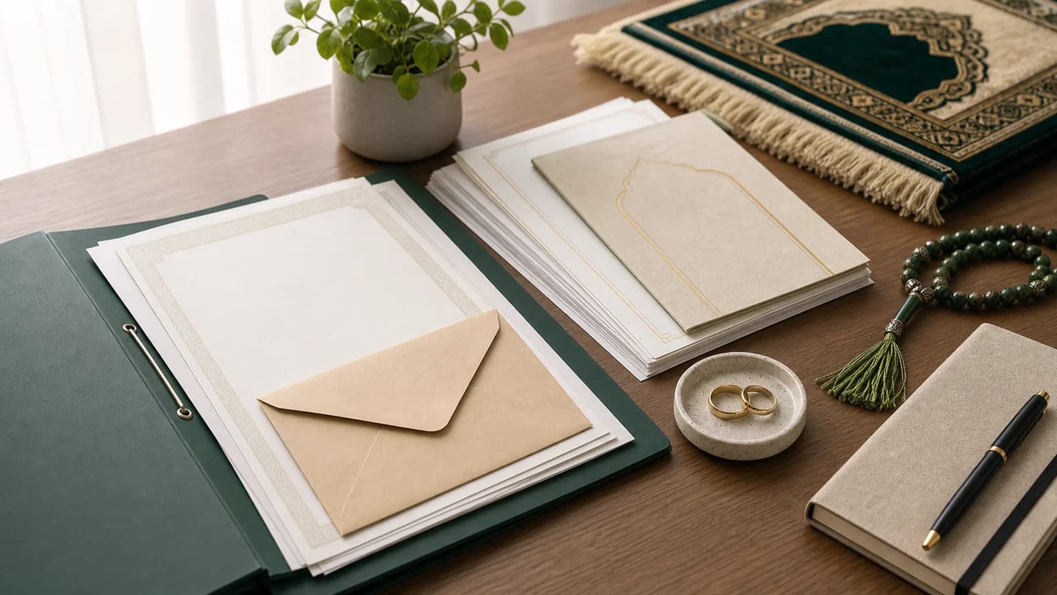 Muslim Marriage Certificate Copy Checklist for County Clerk Nikah Papers and Prayer