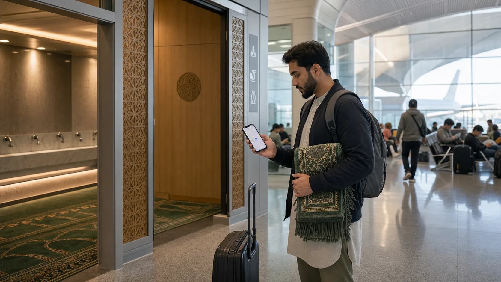 Airport Prayer Room Layover Guide for Muslim Travelers