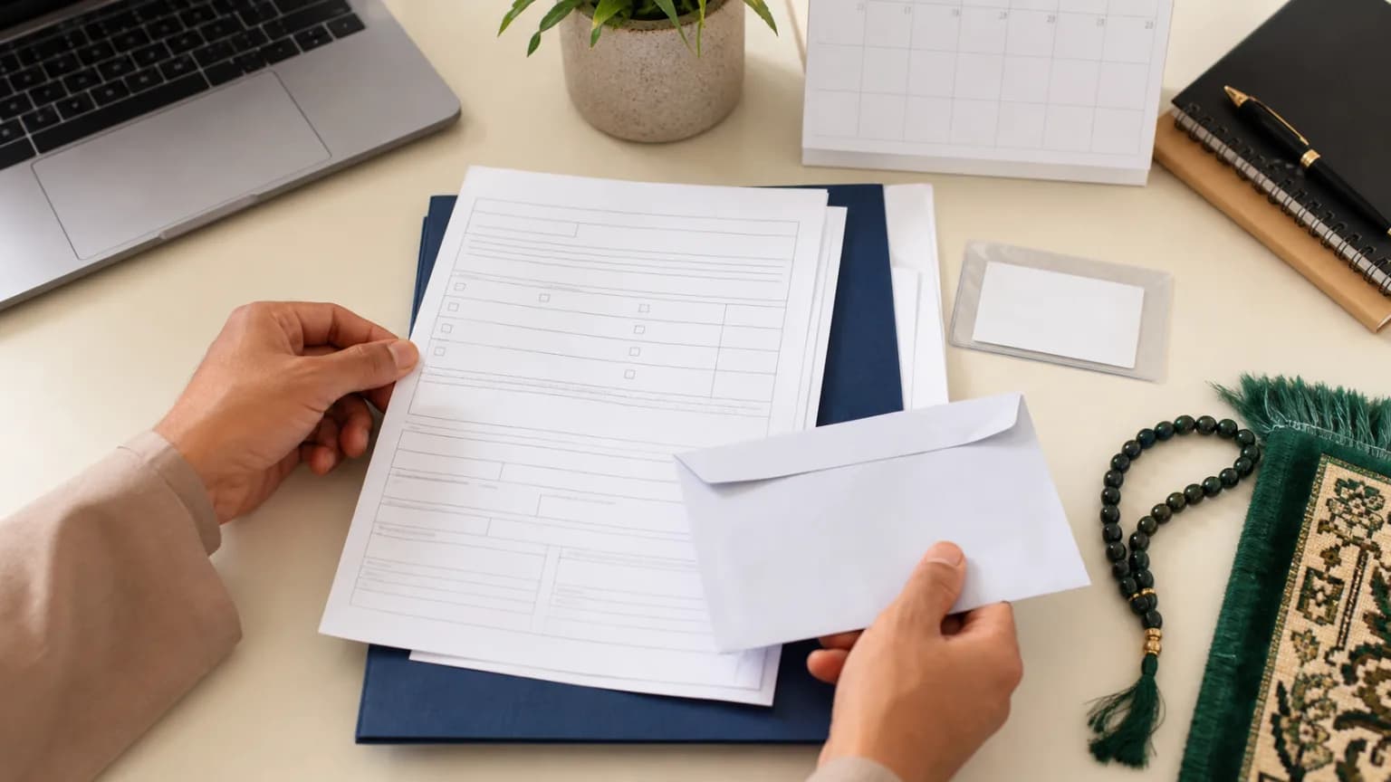 Muslim Voter Registration and Mail Ballot Checklist for Address ID and Prayer