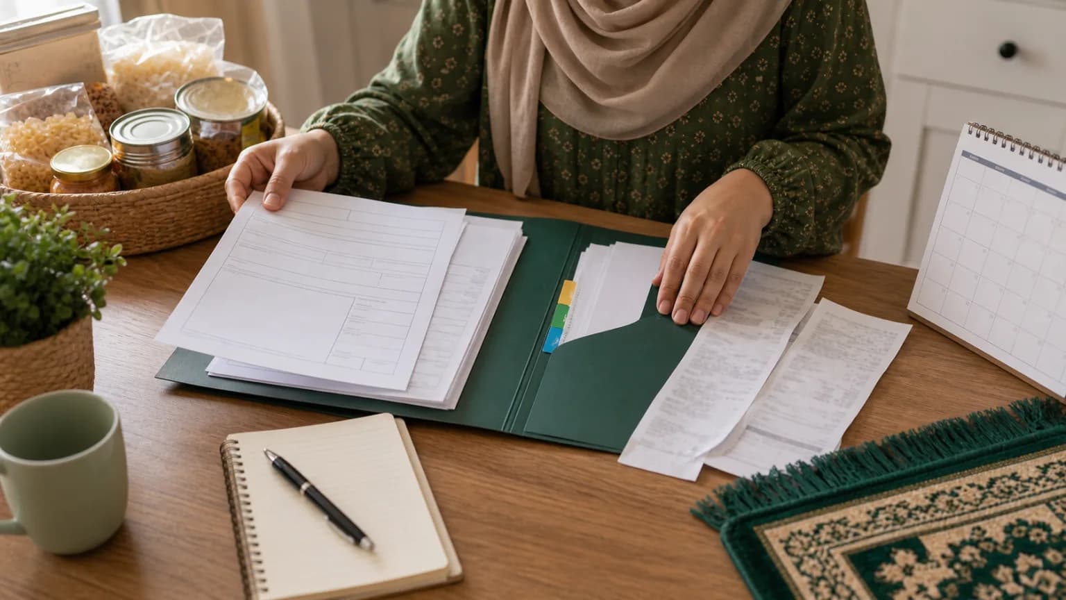 Muslim SNAP Recertification Checklist for Interview EBT Income and Prayer