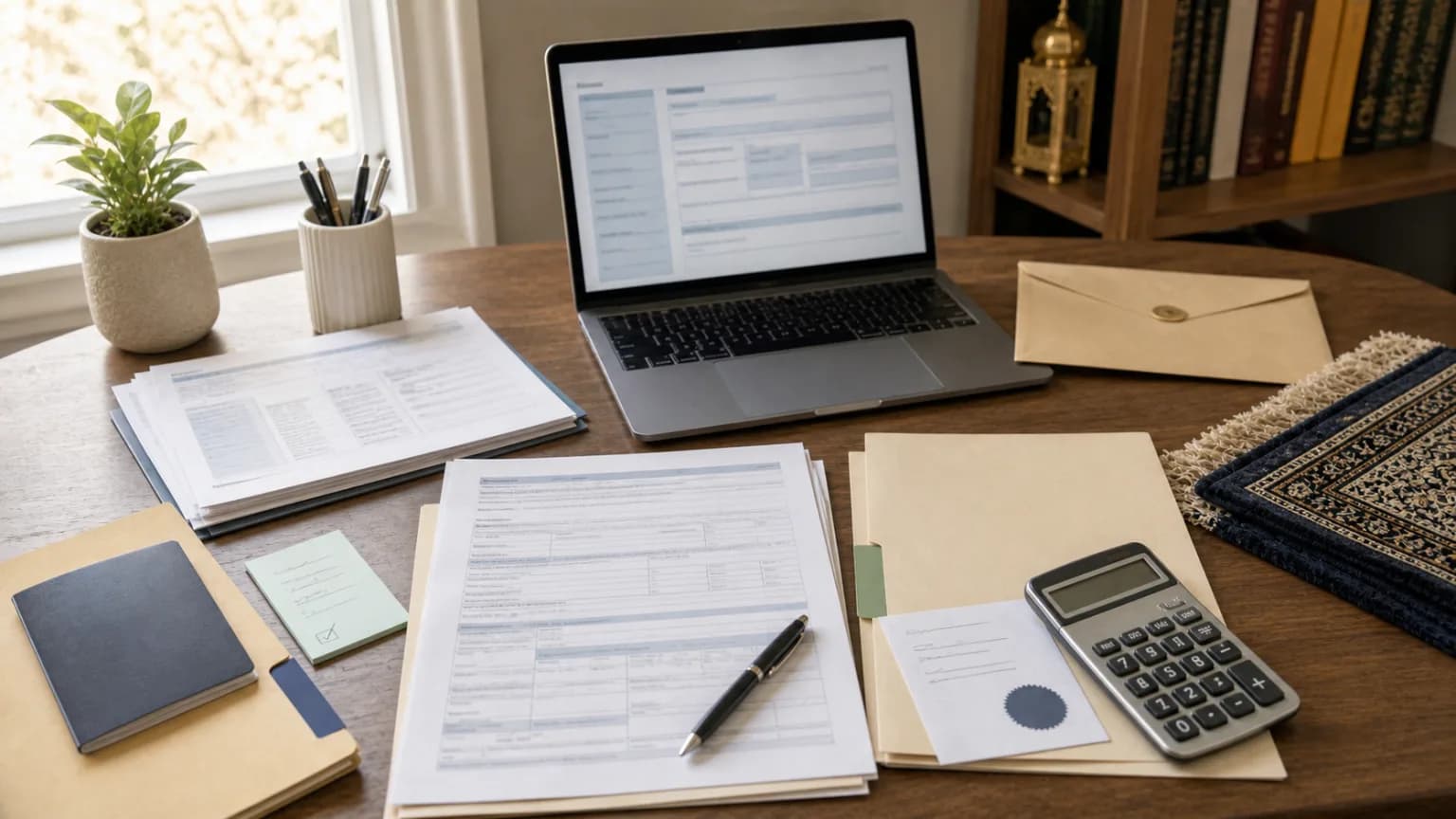 Muslim IRS ITIN W-7 Application and Renewal Checklist for Passport Tax Return and Prayer