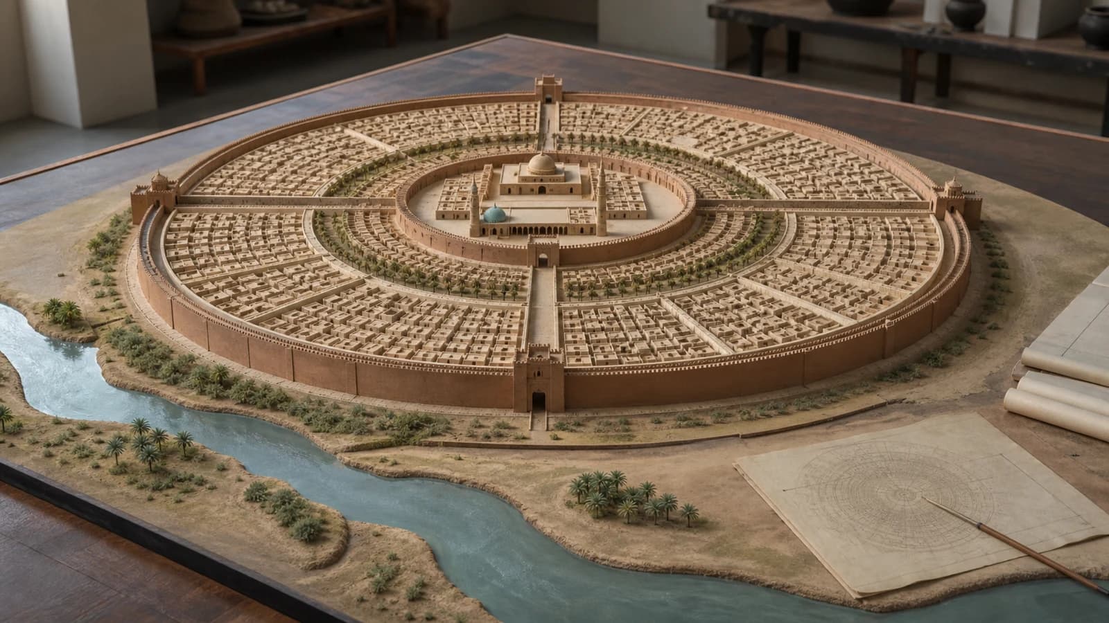 Founding of Baghdad in 762: The Round City, al-Mansur, Plan and Legacy