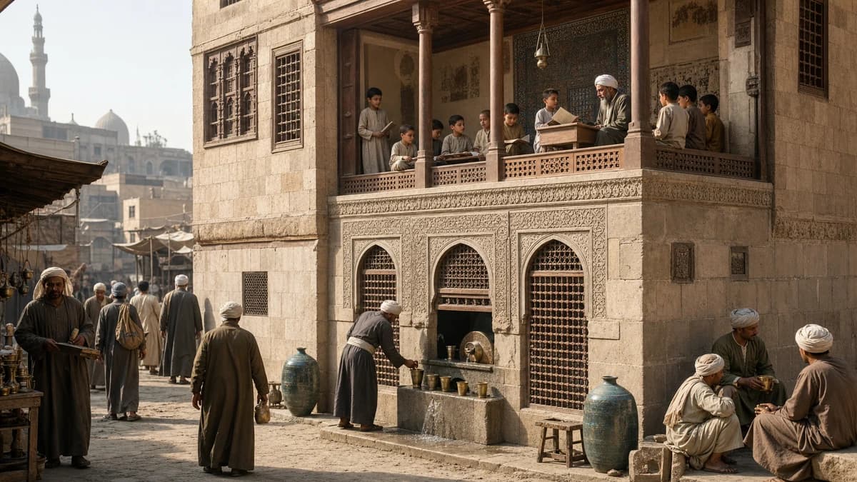 Sabil-Kuttab: Per què el Caire posava una escola sobre una font