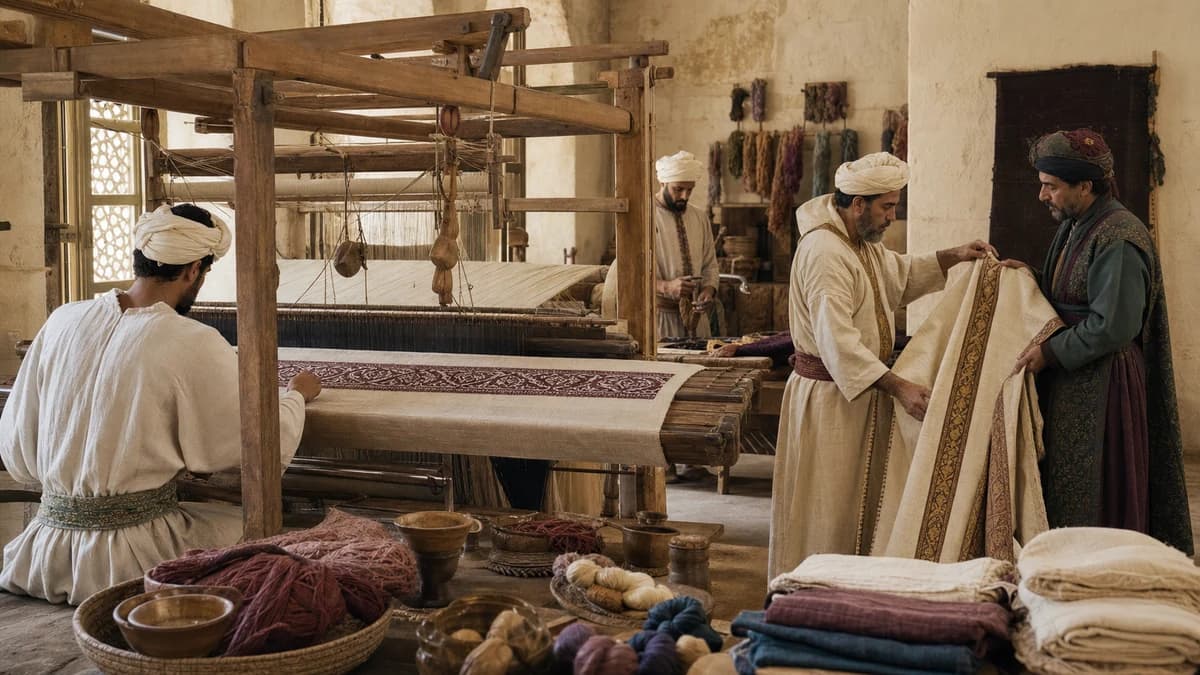 Teixits de Tiraz: Inscripcions i tallers califals per a l'estatus