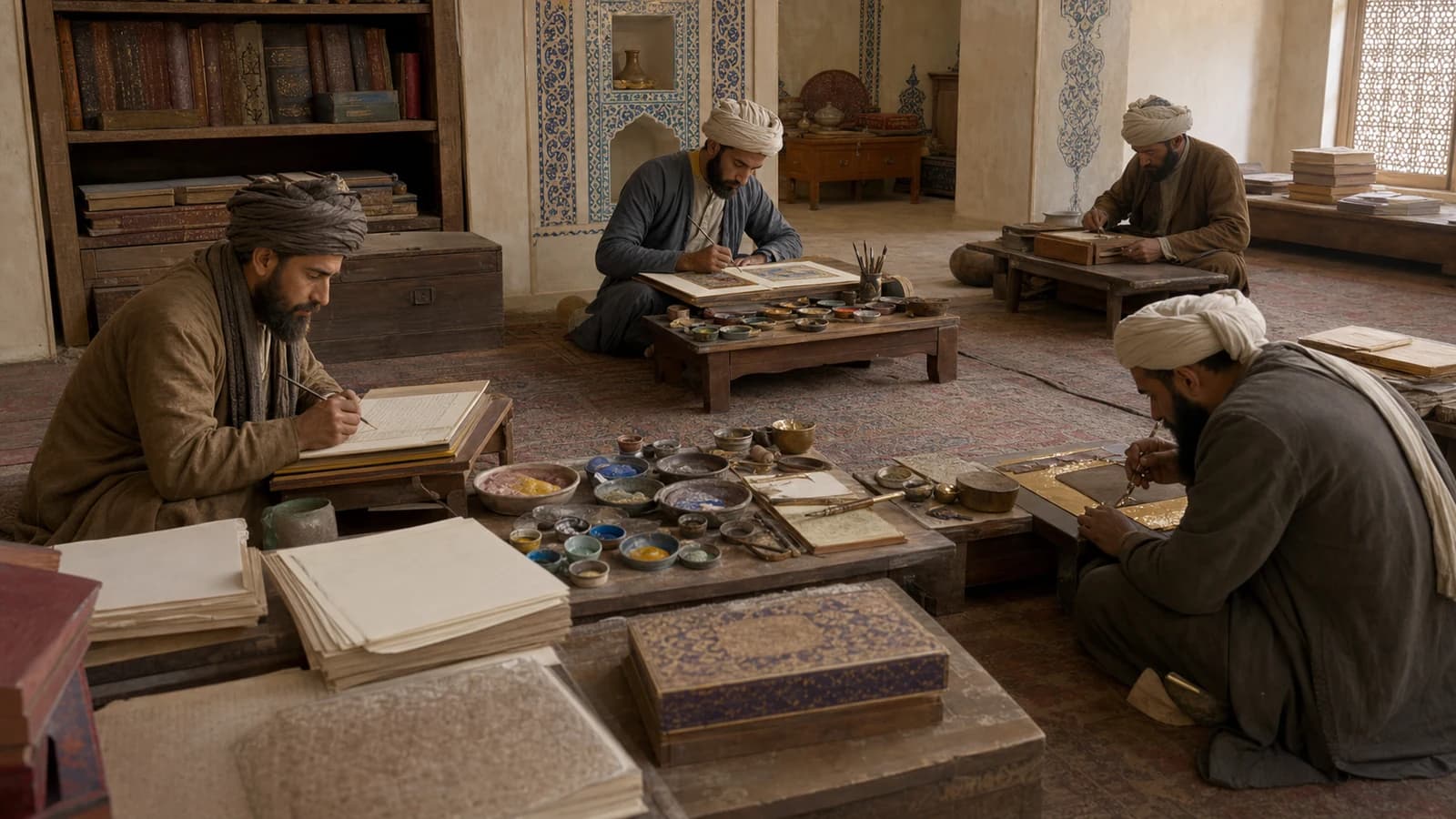 Kitabkhana: el taller de manuscrits de la cort