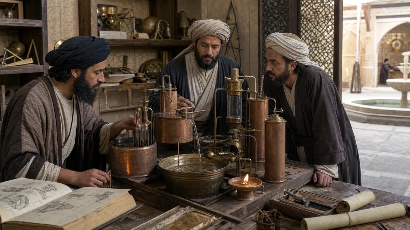 The Banu Musa’s Ingenious Devices: Water, Valves and Automatic Control