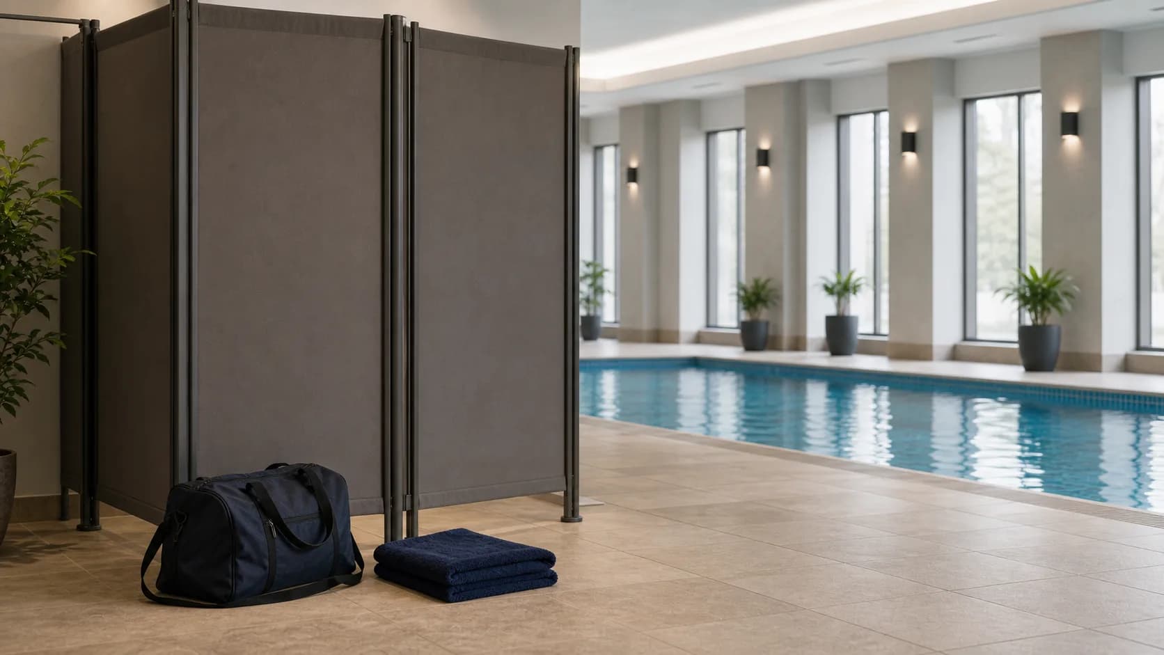 دليل السباحة pool modesty boundary
