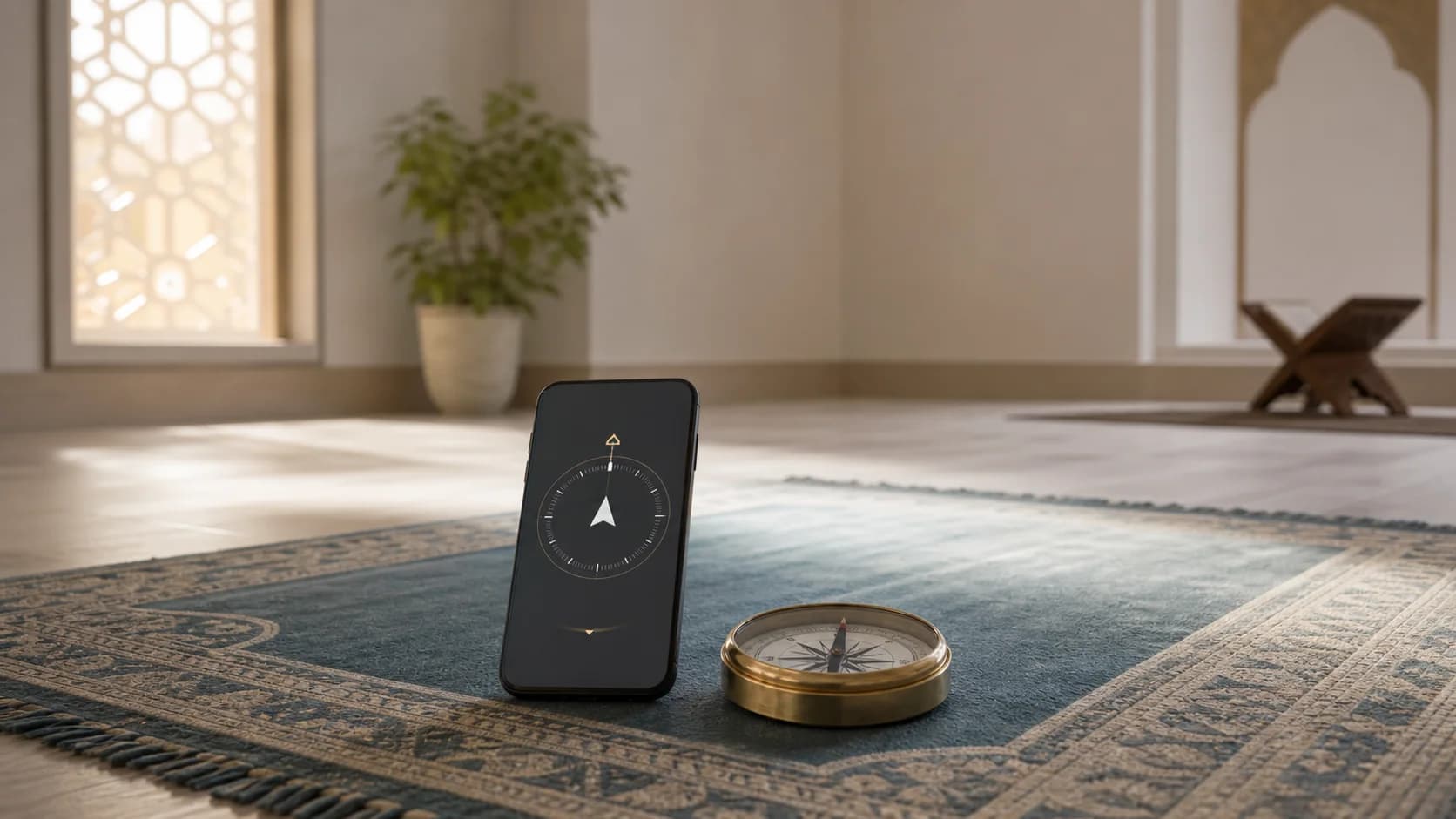 Find the qibla direction without guessing.