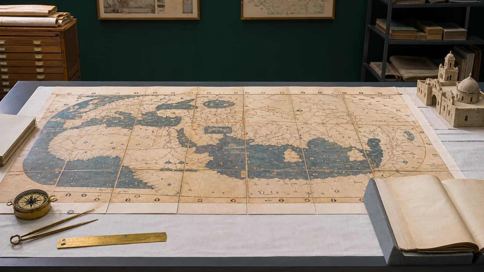 Al-Idrisi's 1154 World Map: Tabula Rogeriana, Orientation and Facts